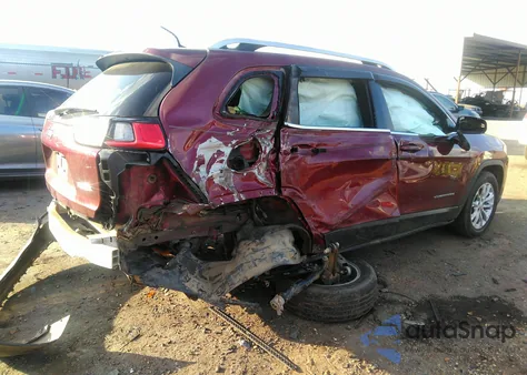 2019 Jeep Cherokee Latitude Fwd z USA, uszkodzony, nr VIN 1C4PJLCB5KD377008